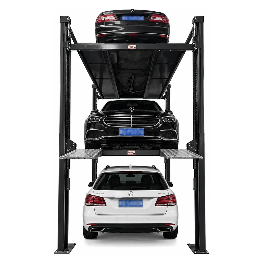 4-Post Triple Stacker front view