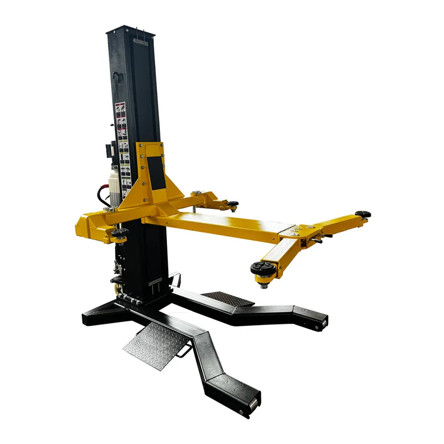 Single Post Lift Angled view